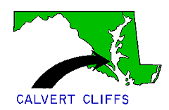 Location of Calvert Cliffs in Maryland