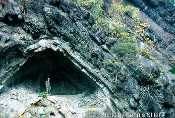 Round Top #8 Cave (photo by Dennis Slifer)